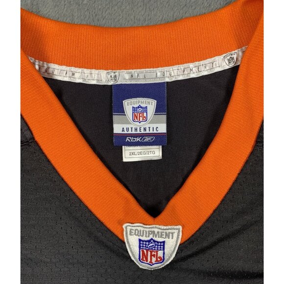 VTG Reebok NFL Cincinnati Bengals TJ Houshmandzadeh Jersey Mens XXL Orange Black - Picture 6 of 10